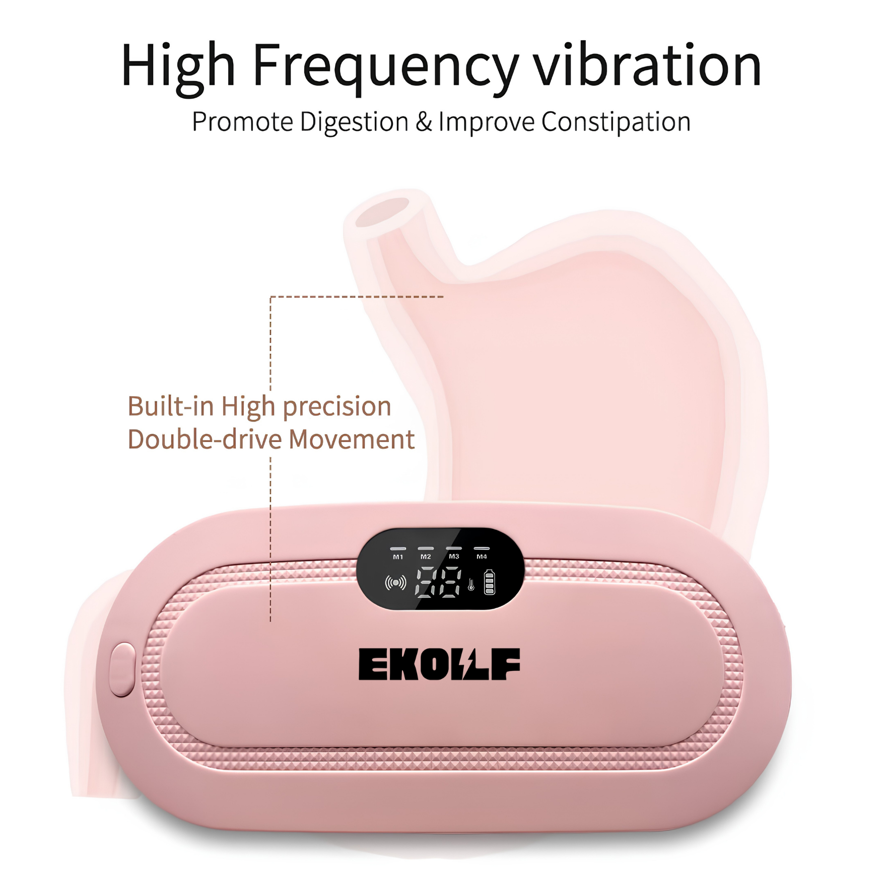 EKOLF Electric Heating Waist Belt | USB Rechargeable Menstrual Pain Relief & Heating Pad
